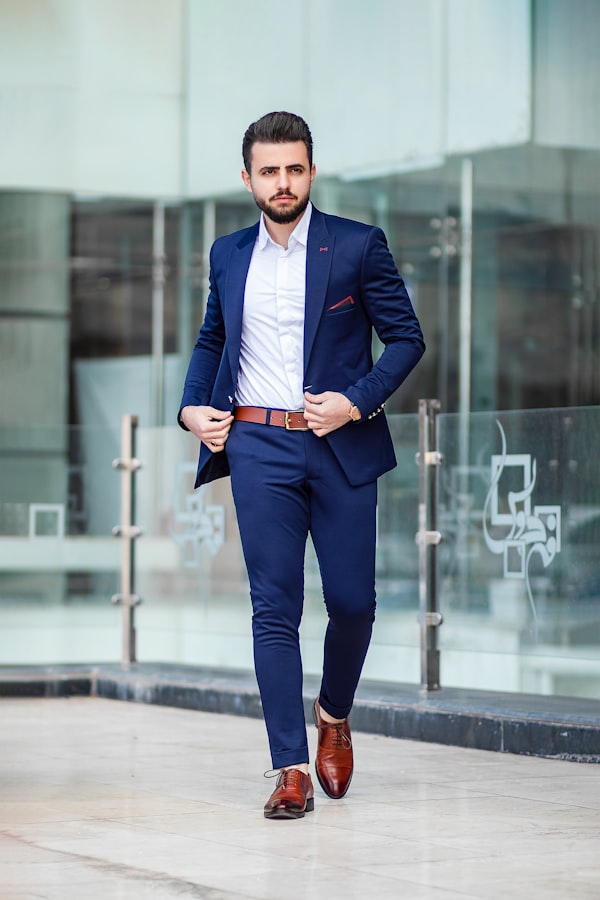 Blazer in Cachemire Blu